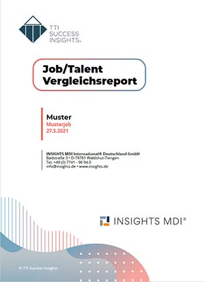 Musterreport Job/Talent Vergleichsreport
